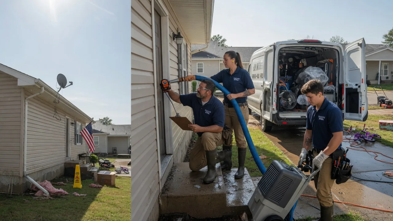 Ceiling Water Damage Restoration in Ironton, MN near me